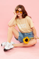 Pause & Reflect Graphic Tee - Beige