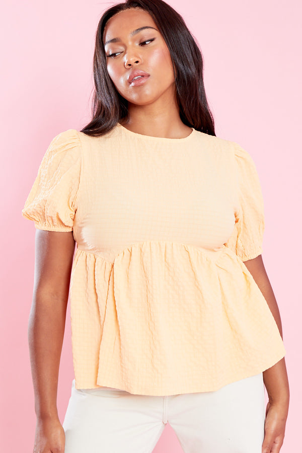 Marnie Peplum Blouse - Curve