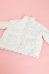 Frankie Floral Puffer Jacket - Curve